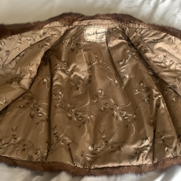 Vintage Genuine Fur Brown Stole - Picture 7 of 10